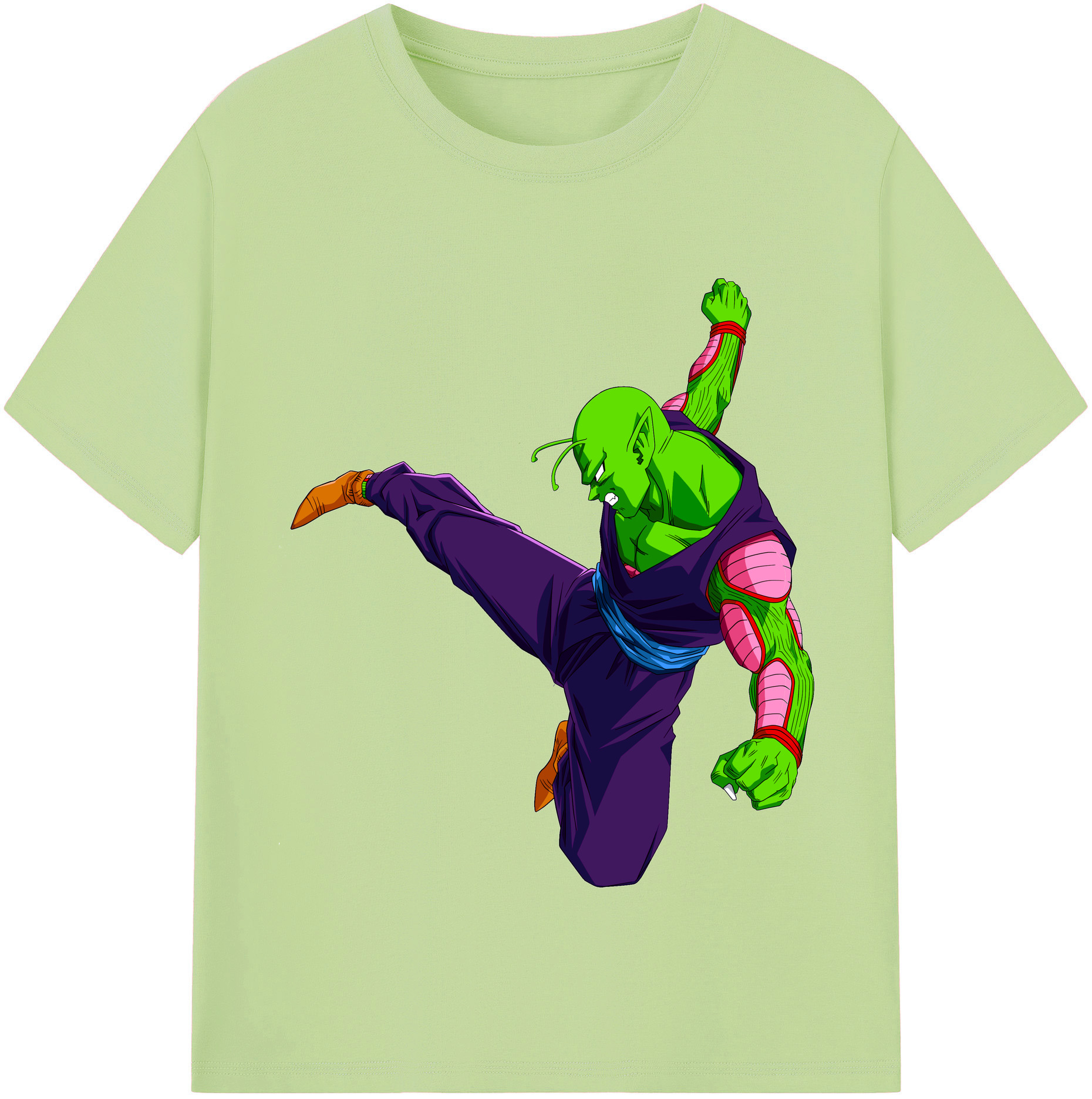（画像用） ドラゴンボール ピッコロ DRAGON BALL Piccolo 綿100％半袖Tシャツ（フロントプリント）